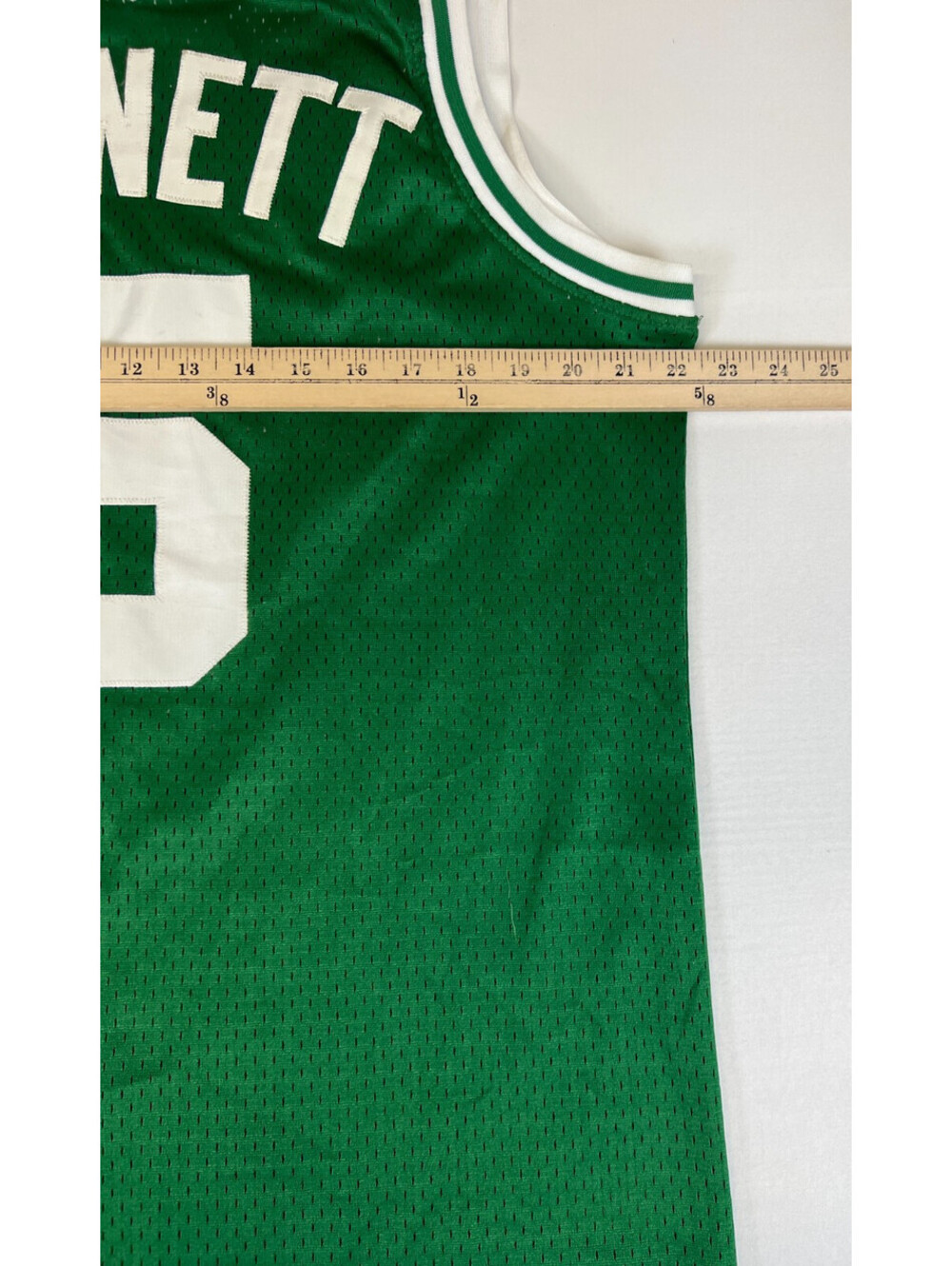 Adidas Boston Celtics Kevin Garnett 5 Men M Green Basketball Jersey NBA - Picture 10 of 10